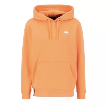 Basic Hoody Small Logo - tangerine
