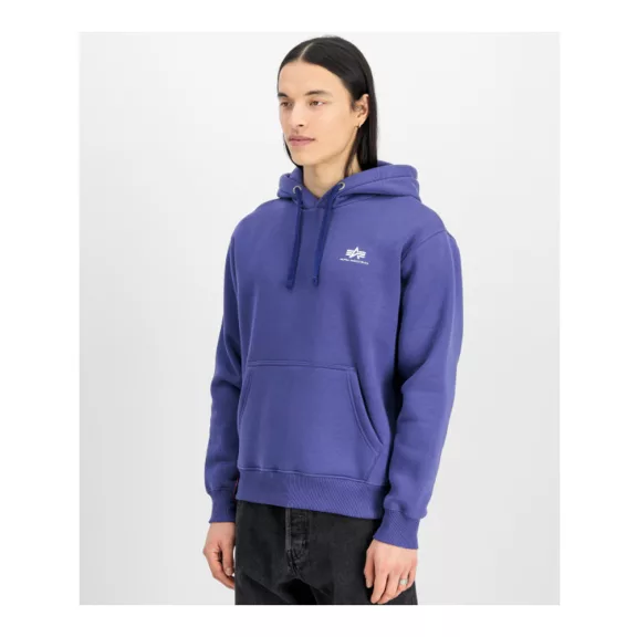 Basic Hoodie Small Logo - night purple