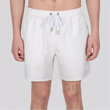 Basic Swim Short - jet stream white