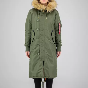 Long Fishtail Woman - sage green