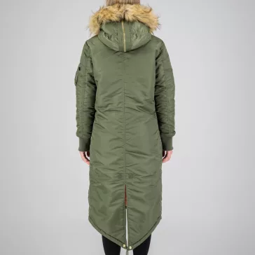 Long Fishtail Woman - sage green
