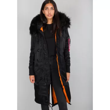 Long Fishtail Woman - black