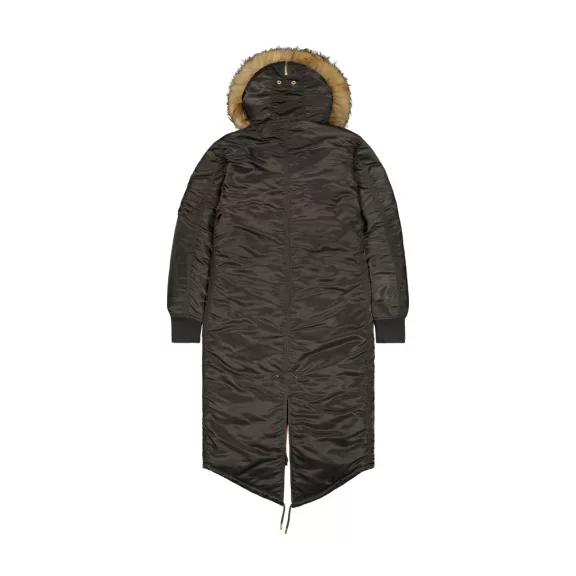 Long Fishtail Woman - black olive
