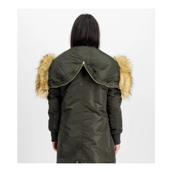 Long Fishtail Woman - black olive