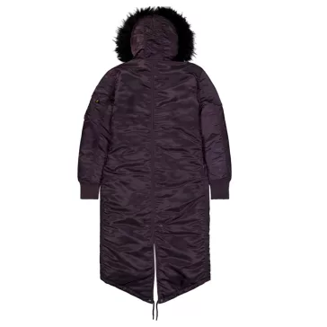 Long Fishtail Woman - plum