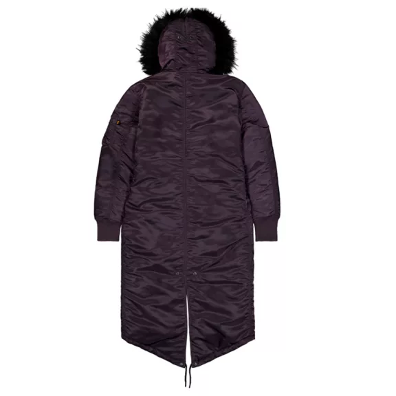 Long Fishtail Woman - plum