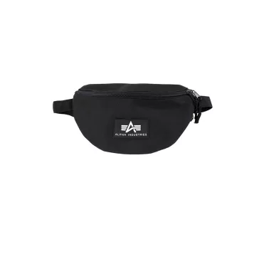 Rubber Print Waist Bag - black