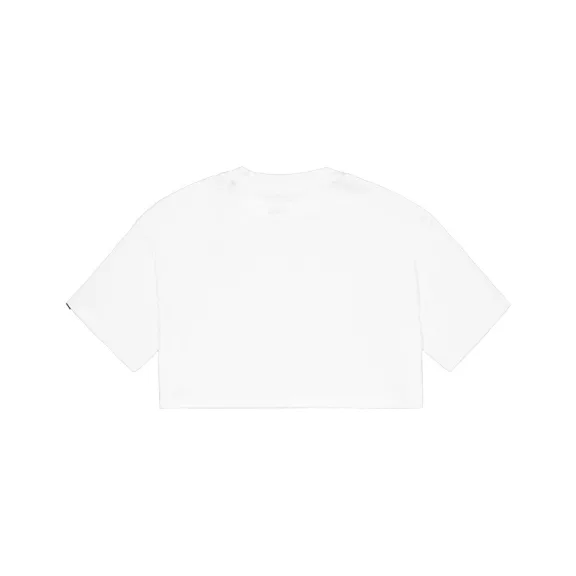 Basic Big Logo Cropped PP T-Shirt Women - white