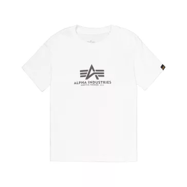 Basic Big Logo Puff Print T-Shirt Women - white
