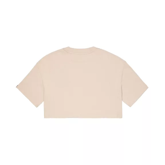 Basic Small Logo Cropped PP T-Shirt Women - organic beige