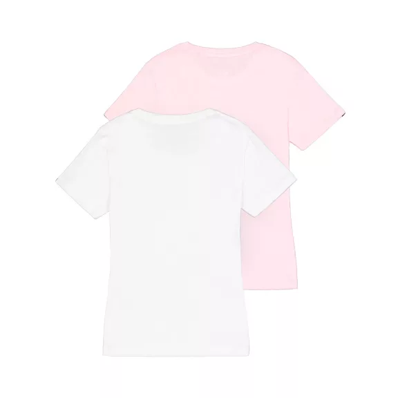 New Basic Big Logo T-Shirt 2 Pack Women - white/pastel pink