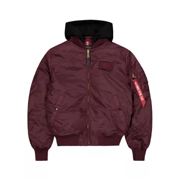 MA-1 TT Hood Two Tone - dark cherry
