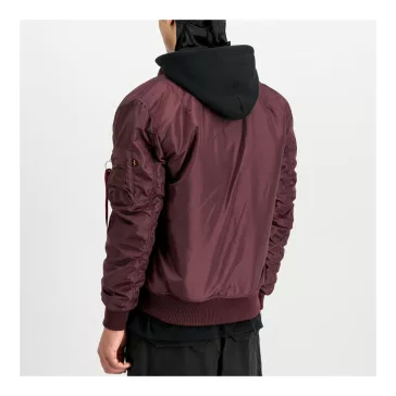 MA-1 TT Hood Two Tone - dark cherry