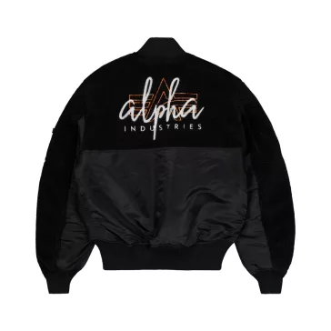 MA-1 Teddy Bomber Jacket - black