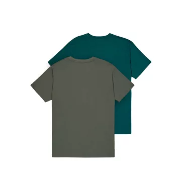 Basic T Small Logo 2 Pack - dark olive/force green