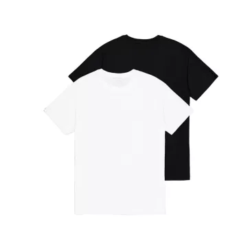 Basic T Small Logo 2 Pack - black/white