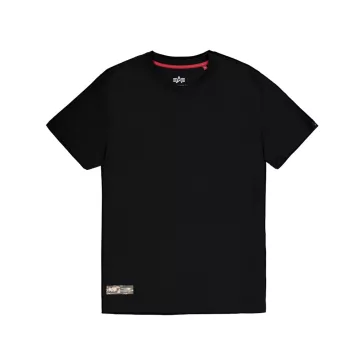 Camo Label Backprint T-Shirt - black
