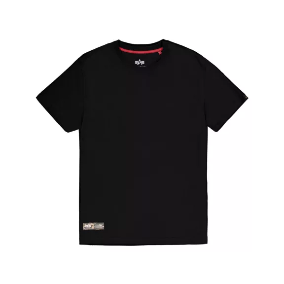 Camo Label Backprint T-Shirt - black