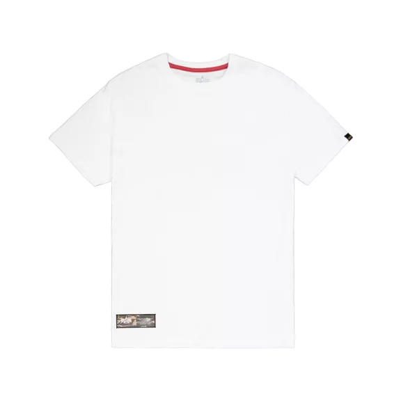 Camo Label Backprint T-Shirt - white