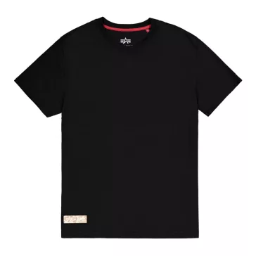 Camo Label Backprint T-Shirt - black/desert camo