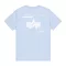 Label Backprint T-Shirt - artic blue
