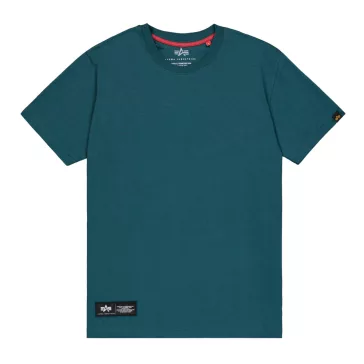 Label Backprint T-Shirt - deep petrol