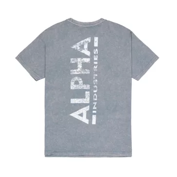 Vintage Backprint T-Shirt - denim blue