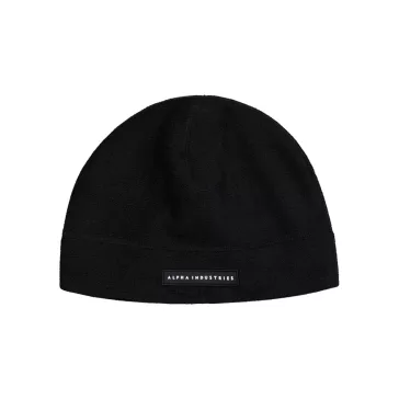 Polar Beanie Rubber Logo - black