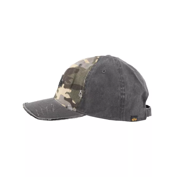 Distressed Logo Camo Cap - wdl camo 65