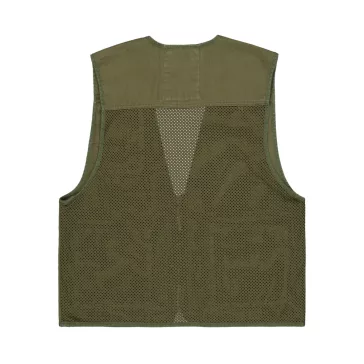 Mesh Utility Vest - dark olive