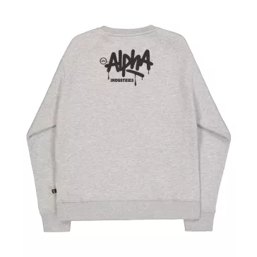 Alpha Signature Sweatshirt - grey heather