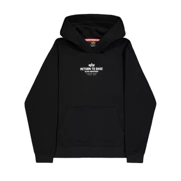 Return To Base Hoodie - black