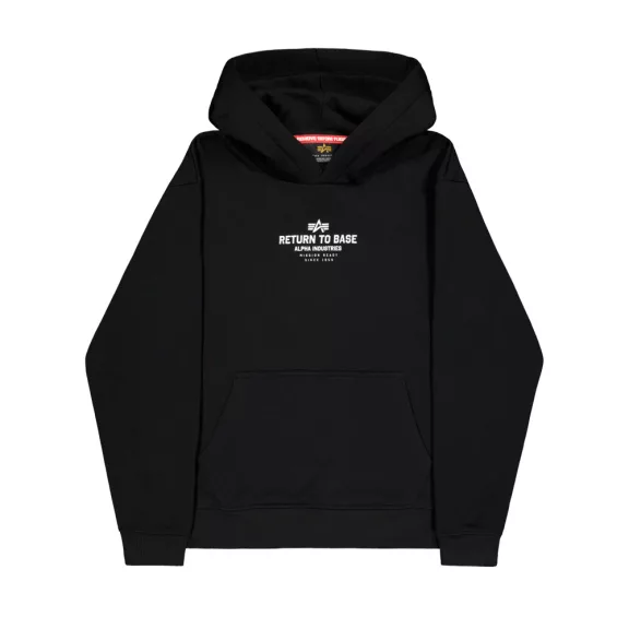 Return To Base Hoodie - black