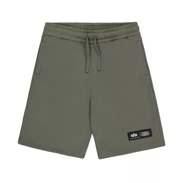 Label Jogger Short - dark olive