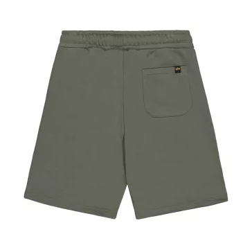 Label Jogger Short - dark olive