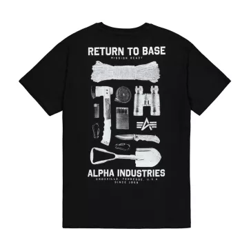 Return To Base T-Shirt - black