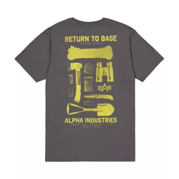 Return To Base T-Shirt - vintage grey