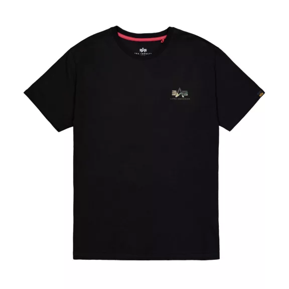 Camo Print T-Shirt - black