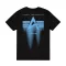 Spray Print T-Shirt - black