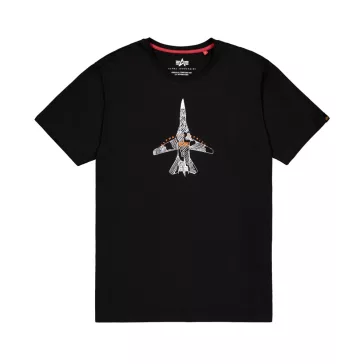 Air Force Sketch T-Shirt - black