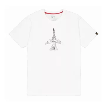 Air Force Sketch T-Shirt - white