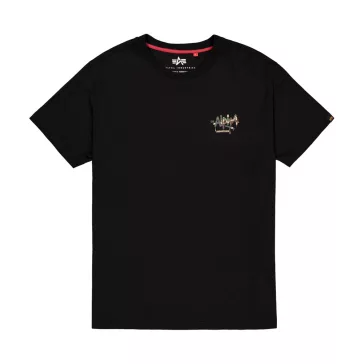 Alpha Signature Camo T-Shirt - black
