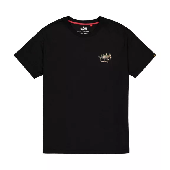 Alpha Signature Camo T-Shirt - black