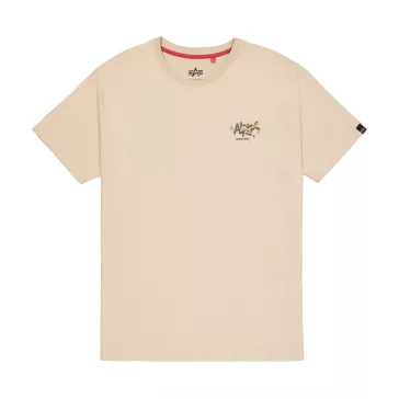 Alpha Signature Camo T-Shirt - organic beige