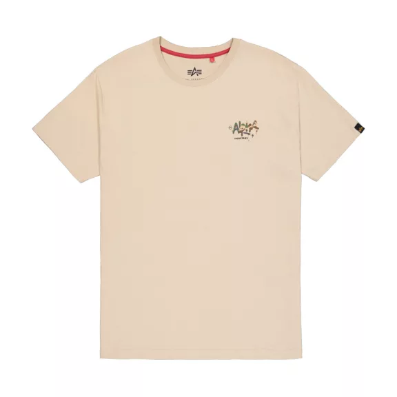 Alpha Signature Camo T-Shirt - organic beige