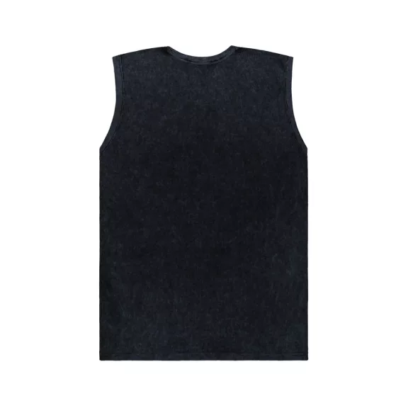 Waffle Small Logo Tank - black