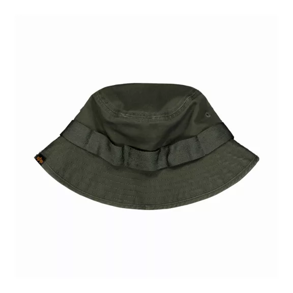 Washed Out Bucket Hat - dark olive
