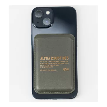 RFID Phone Card Holder - dark olive