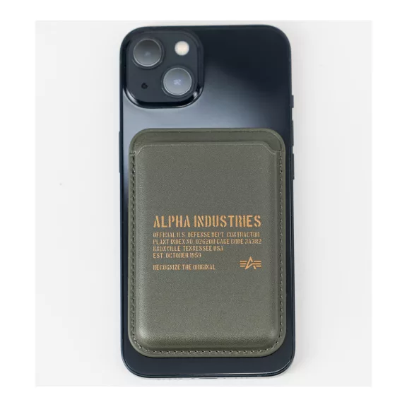 RFID Phone Card Holder - dark olive