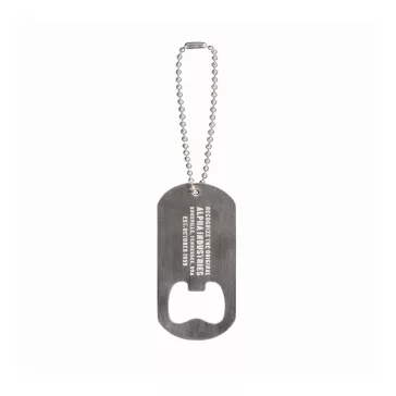 Bottle Opener Keychain - silver